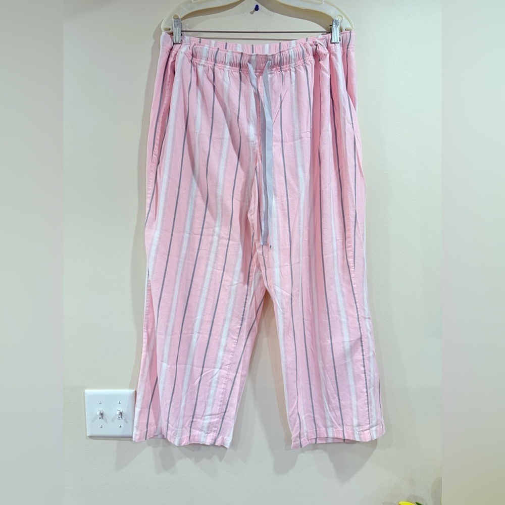 🔥Victoria’s Secret Pink Striped Pajama Pants Women’s Sz XL🔥